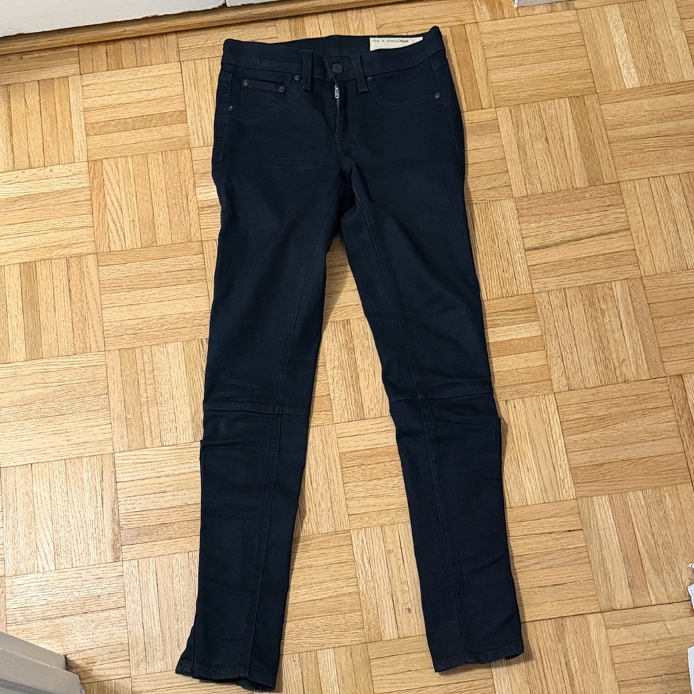 rag & bone Black Skinny Jeans — Sleek Slim Fit
